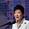 Tổng thống Hàn Quốc Park Geun-hye tại một sự kiện ở Seoul. (Nguồn: AFP/TTXVN)