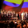 Lễ ký thỏa thuận hòa bình mới tại Bogota ngày 24/11. (Nguồn: EPA/TTXVN)