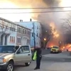 Hiện trường vụ cháy ở Massachusetts. (Nguồn: AP)