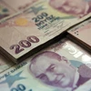 Đồng lira của Thổ Nhĩ Kỳ. (Nguồn: Bloomberg)