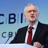 Chủ tịch Công đảng Jeremy Corbyn phát biểu tại một hội nghị ở London, Anh. (Nguồn: AFP/TTXVN)
