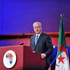 Thủ tướng Algeria Abdelmalek Sellal phát biểu tại lễ khai mạc Diễn đàn. (Nguồn: THX/TTXVN)