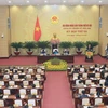 Hội đồng Nhân dân Thành phố Hà Nội khóa XV, nhiệm kỳ 2016-2021. (Ảnh: Phạm Kiên/TTXVN)