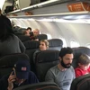 Một hành khách chụp ảnh Ivanka Trump đang trên máy bay. (Nguồn: dailymail.co.uk)