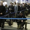 Nhân viên an ninh tuần tra tại sân bay quốc tế ở Chicago, bang Illinois, Mỹ. (Nguồn: AFP/TTXVN)