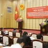 Phó Thủ tướng Thường trực Chính phủ Trương Hòa Bình phát biểu tại hội nghị. (Ảnh: An Đăng/TTXVN)