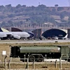 Máy bay của không quân Mỹ chuẩn bị cất cánh từ căn cứ không quân Incirlik. (Nguồn: EPA/TTXVN)