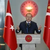 Tổng thống Recep Tayyip Erdogan tại một sự kiện ở Ankara. (Nguồn: EPA/TTXVN)