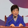 Bà Park Geun-Hye tại một cuộc họp ở Seoul. (Nguồn: AFP/TTXVN)