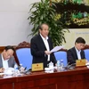 Phó Thủ tướng Thường trực Chính phủ Trương Hòa Bình, Trưởng Ban Chỉ đạo Đề án 896, phát biểu. (Ảnh: Doãn Tấn/TTXVN)