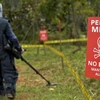 Tiến hành rà phá bom mìn ở Colombia. (Nguồn: AFP)