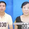Hai đối tượng Trịnh Phi Long và Nguyễn Thị Kim Cúc.