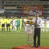 Ông Nguyễn Khắc Hà, Giám đốc Sở Văn hóa và Thể thao tỉnh Khánh Hòa, phát biểu tại lễ khai mạc. (Ảnh: Nguyên Lý/TTXVN)