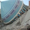 Đền thờ Hồi giáo Abdullah al-Sanawi bị Israel phá hủy. (Nguồn: palinfo.com)