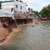 An Giang: Dự báo vụ sạt lở đất ở sông Hậu còn tiếp diễn nghiêm trọng