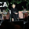 Cựu Ngoại trưởng Mỹ Hilary Clinton tại Liên hoan phim Tribeca. (Nguồn: Getty Images)