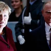 Thủ tướng Đức Angela Merkel (trái) và Tổng thống Nga Vladimir Putin. (Nguồn: Reuters)