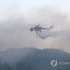 Một trực thăng cứu hỏa của Hàn Quốc. (Nguồn: Yonhap)
