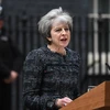 Thủ tướng Anh Theresa May phát biểu tại London. (Nguồn: EPA/TTXVN)