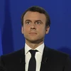 Ông Emmanuel Macron phát biểu sau khi kết quả bầu cử Tổng thống vòng 2 được công bố ở Paris. (Nguồn: EPA/TTXVN)