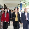 Chủ tịch Quốc hội Nguyễn Thị Kim Ngân và Trưởng Ban Dân vận Trung ương Trương Thị Mai đến dự lễ công bố. (Ảnh: Văn Điệp/TTXVN)