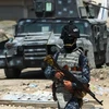 Binh sỹ Iraq gác tại Thành cổ Mosul. (Nguồn: AFP/TTXVN)