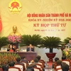 Phiên khai mạc Kỳ họp thứ tư Hội đồng nhân dân thành phố Hà Nội khóa XV. (Ảnh: Trọng Đức/TTXVN)