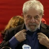 Cựu Tổng thống Brazil Lula da Silva trong một cuộc họp ở Sao Paulo. (Nguồn: THX/TTXVN)
