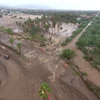 Cảnh hoang tàn sau bão Lidia ở bang Baja California Sur. (Nguồn: EPA/TTXVN)