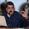 Tổng thống Venezuela Nicolas Maduro trong cuộc họp ở Caracas. (Nguồn: EPA/TTXVN)