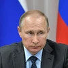 Tổng thống Nga Vladimir Putin trong cuộc họp ở Novobureisky, Nga. (Nguồn: EPA/TTXVN)