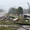 Cảnh ngổn ngang sau bão Irma ở Isamorada, bang Florida, Mỹ. (Nguồn: AFP/TTXVN)