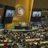 Toàn cảnh một phiên họp của Đại hội đồng Liên hợp quốc ở New York (Mỹ). (Nguồn: THX/TTXVN)
