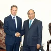 Thủ tướng Nguyễn Xuân Phúc tiếp ông Timothy Geithner, Chủ tịch Tập đoàn Warbugg Pincus. (Ảnh: Thống Nhất/TTXVN)