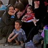 Người dân Syria sơ tán khỏi Raqa. (Nguồn: AFP/TTXVN)