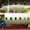 Xưởng sản xuất máy bay Learjet 40 của Bombardier tại Belfast. (Nguồn: Bloomberg)