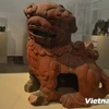 Hỏa lò hình nghê bằng đất nung-thế kỷ 19 (hiện vật sưu tập của Bảo tàng Mỹ thuật Việt Nam) (Ảnh: A.N/Vietnam+)