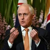 Thủ tướng Australia Malcolm Turnbull tại cuộc họp báo ở Sydney. (Nguồn: AFP/TTXVN)