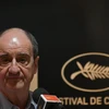 Chủ tịch Liên hoan phim quốc tế Cannes, ông Pierre Lescure, trong cuộc họp báo tại Cannes, Pháp. (Nguồn: AFP/TTXVN)