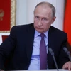 Tổng thống Nga Vladimir Putin trong một cuộc họp tại Moskva. (Nguồn: AFP/TTXVN)
