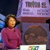 Phó Chủ tịch Nước Đặng Thị Ngọc Thịnh phát biểu tại chương trình. (Ảnh : Thế Anh/TTXVN)