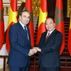 Thủ tướng Nguyễn Xuân Phúc tiếp ông Habib El Malki, Chủ tịch Hạ viện Maroc. (Ảnh: Thống Nhất/TTXVN)