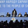 Các đại biểu tại Đại hội Đối thoại Dân tộc Syria ở Sochi (Nga). (Nguồn: AFP/TTXVN)