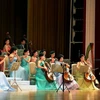 Đoàn nghệ thuật Samjiyon của Triều Tiên biểu diễn tại Bình Nhưỡng. (Nguồn: Yonhap/TTXVN)
