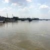 Sông Đồng Nai đoạn chảy qua địa bàn thành phố Biên Hòa bị ô nhiễm nặng bởi nước thải công nghiệp và nước thải sinh hoạt xả thẳng ra sông. (Ảnh: Sỹ Tuyên/TTXVN)