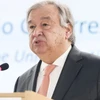 Tổng Thư ký Liên hợp quốc António Guterres phát biểu tại lễ khai mạc. (Nguồn: UN)