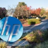 Biểu tượng HP tại trụ sở ở Palo Alto, California, Mỹ. (Nguồn: AFP/TTXVN)