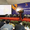 Ông Trần Quốc Khánh, Thứ trưởng Bộ Công Thương, phát biểu tại phiên thảo luận chuyên đề: “GMS và Thương mại toàn cầu”. (Ảnh: TTXVN)