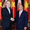 Thủ tướng Nguyễn Xuân Phúc tiếp Chủ tịch Quốc hội nước Cộng hòa Hồi giáo Iran Ali Ardeshir Larijani. (Ảnh: Thống Nhất/TTXVN)