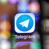 Biểu tượng của Telegram trên màn hình điện thoại thông minh. (Nguồn: AFP/TTXVN)